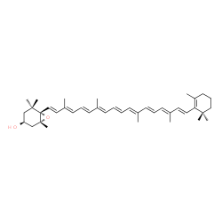 ChemSpider 2D Image | beta-Cryptoxathin-5,6-epoxide | C40H56O2