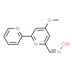 ChemSpider 2D Image | (Z)-4-methoxy-2,2-bipyridine-6-carbaldehyde oxime | C12H11N3O2