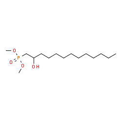 ChemSpider 2D Image | Dimethyl (2-hydroxytridecyl)phosphonate | C15H33O4P