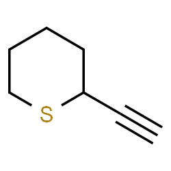 ChemSpider 2D Image | 2-Ethynyltetrahydro-2H-thiopyran | C7H10S