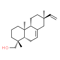 ChemSpider 2D Image | (5beta,9beta,10alpha)-Pimara-7,15-dien-18-ol | C20H32O