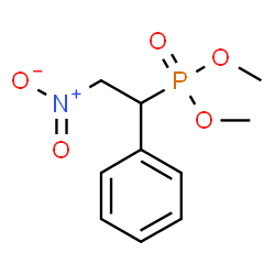 ChemSpider 2D Image | Dimethyl (2-nitro-1-phenylethyl)phosphonate | C10H14NO5P