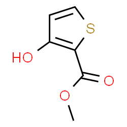 ChemSpider 2D Image | Methyl-3-hydroxythiophen-2-carboxylat | C6H6O3S