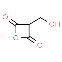 ChemSpider 2D Image | 3-(Hydroxymethyl)-2,4-oxetanedione | C4H4O4