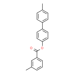ChemSpider 2D Image | 4'-Methyl-4-biphenylyl 3-methylbenzoate | C21H18O2