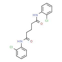 ChemSpider 2D Image | N,N'-Bis(2-chlorophenyl)pentanediamide | C17H16Cl2N2O2