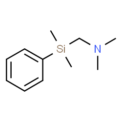 ChemSpider 2D Image | 1-[Dimethyl(phenyl)silyl]-N,N-dimethylmethanamine | C11H19NSi