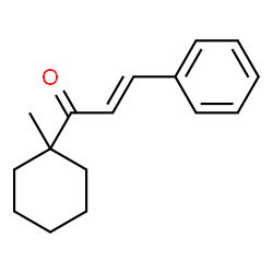 ChemSpider 2D Image | (2E)-1-(1-Methylcyclohexyl)-3-phenyl-2-propen-1-one | C16H20O