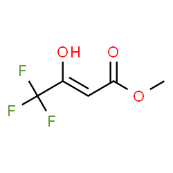 ChemSpider 2D Image | Methyl (2Z)-4,4,4-trifluoro-3-hydroxy-2-butenoate | C5H5F3O3