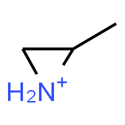 ChemSpider 2D Image | 2-Methylaziridinium | C3H8N