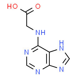 ChemSpider 2D Image | N-7H-Purin-6-ylglycine | C7H7N5O2