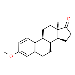 ChemSpider 2D Image | (8alpha,13alpha)-3-Methoxyestra-1,3,5(10)-trien-17-one | C19H24O2