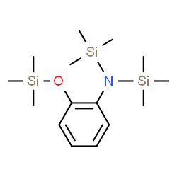 ChemSpider 2D Image | 1,1,1-Trimethyl-N-(trimethylsilyl)-N-{2-[(trimethylsilyl)oxy]phenyl}silanamine | C15H31NOSi3