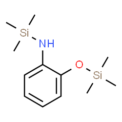 ChemSpider 2D Image | 1,1,1-Trimethyl-N-{2-[(trimethylsilyl)oxy]phenyl}silanamine | C12H23NOSi2