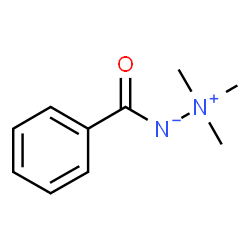 ChemSpider 2D Image | 1-Benzoyl-2,2,2-trimethyldiazan-2-ium-1-ide | C10H14N2O