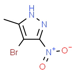 ChemSpider 2D Image | 4-Bromo-5-methyl-3-nitropyrazole | C4H4BrN3O2