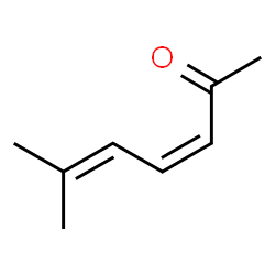 ChemSpider 2D Image | 6-Methyl-3,5-heptadien-2-one | C8H12O