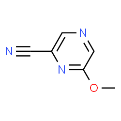 ChemSpider 2D Image | 6-Methoxy-2-pyrazinecarbonitrile | C6H5N3O