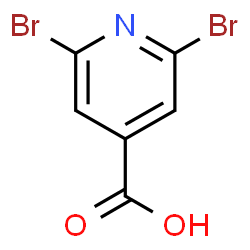 ChemSpider 2D Image | 2,6-Dibromoisonicotinic acid | C6H3Br2NO2