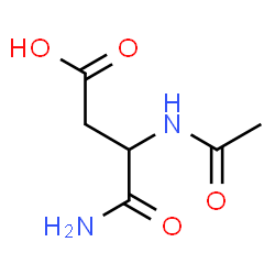 ChemSpider 2D Image | N~2~-Acetyl-alpha-asparagine | C6H10N2O4