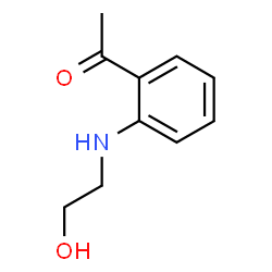 ChemSpider 2D Image | 1-{2-[(2-Hydroxyethyl)amino]phenyl}ethanone | C10H13NO2