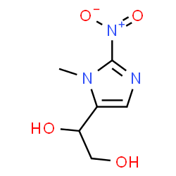 ChemSpider 2D Image | 1-(1-Methyl-2-nitro-1H-imidazol-5-yl)-1,2-ethanediol | C6H9N3O4