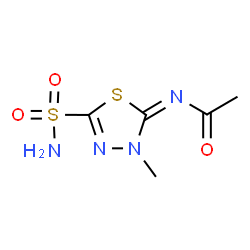 ChemSpider 2D Image | methazolamide | C5H8N4O3S2