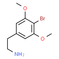 ChemSpider 2D Image | 2-(4-Bromo-3,5-dimethoxyphenyl)ethanamine | C10H14BrNO2