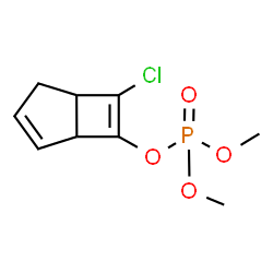 ChemSpider 2D Image | 7-Chlorobicyclo[3.2.0]hepta-3,6-dien-6-yl dimethyl phosphate | C9H12ClO4P