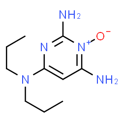 ChemSpider 2D Image | 1-oxido-N4,N4-dipropyl-pyrimidin-1-ium-2,4,6-triamine | C10H19N5O