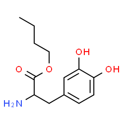 ChemSpider 2D Image | Butyl 3-hydroxytyrosinate | C13H19NO4