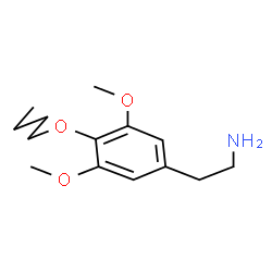 ChemSpider 2D Image | 4-Butoxy-3,5-dimethoxybenzeneethanamine | C14H23NO3