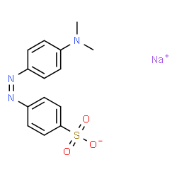 ChemSpider 2D Image | Sodium 4-{(Z)-[4-(dimethylamino)phenyl]diazenyl}benzenesulfonate | C14H14N3NaO3S