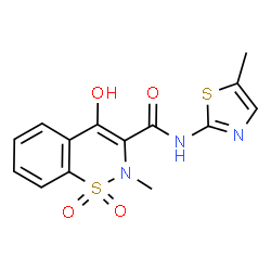 ChemSpider 2D Image | Meloxicam | C14H13N3O4S2