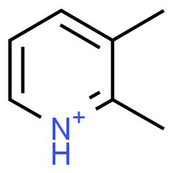 ChemSpider 2D Image | 2,3-Dimethylpyridinium | C7H10N