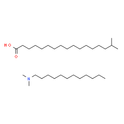 ChemSpider 2D Image | Dimethyl lauramine isostearate | C32H67NO2