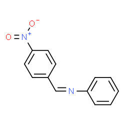 ChemSpider 2D Image | N-(4-nitrobenzylidene)aniline | C13H10N2O2