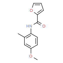 ChemSpider 2D Image | N-(4-Methoxy-2-methylphenyl)-2-furamide | C13H13NO3
