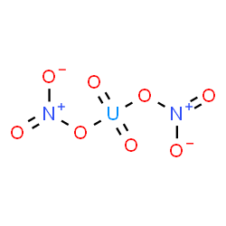 ChemSpider 2D Image | Bis(nitrato-kappaO)(dioxo)uranium | N2O8U