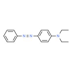 ChemSpider 2D Image | N,N-Diethyl-4-(phenyldiazenyl)aniline | C16H19N3