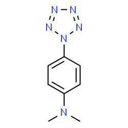 ChemSpider 2D Image | 4-Dimethylaminophenylpentazole | C8H10N6