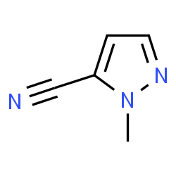 ChemSpider 2D Image | 2-methylpyrazole-3-carbonitrile | C5H5N3