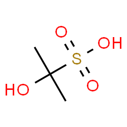 ChemSpider 2D Image | 2-Hydroxy-2-propanesulfonic acid | C3H8O4S