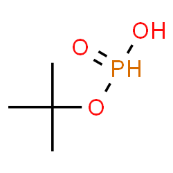 ChemSpider 2D Image | 2-Methyl-2-propanyl hydrogen phosphonate | C4H11O3P