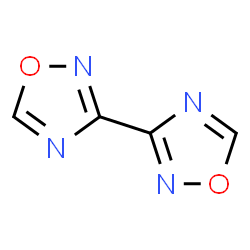 ChemSpider 2D Image | 3,3'-Bi-1,2,4-oxadiazole | C4H2N4O2