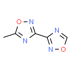 ChemSpider 2D Image | 5-Methyl-3,3'-bi-1,2,4-oxadiazole | C5H4N4O2