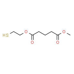 ChemSpider 2D Image | Methyl 2-sulfanylethyl glutarate | C8H14O4S