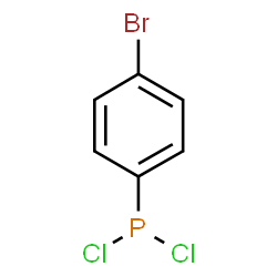 ChemSpider 2D Image | (4-Bromophenyl)phosphonous dichloride | C6H4BrCl2P