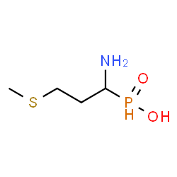 ChemSpider 2D Image | 1-amino-3-(methylthio)propylphosphinic acid | C4H12NO2PS