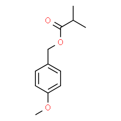 ChemSpider 2D Image | 4-Methoxybenzyl 2-methylpropanoate | C12H16O3